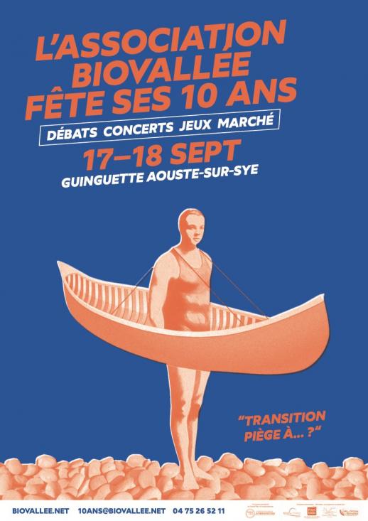 Affiche Biovallee 10 Ans